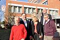 Im Bild: (von links) der Jubilar Rainer Weth, Agenturleiter Thomas Stelzer, Personalratsvorsitzende Karin Bassing sowie die Jubilare Silvia Simon, Peter Stretz und Ewald König. Auf dem Bild fehlen die Jubilare Bernd Hümpfner und Winfried Wüst.