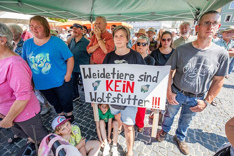 Wolf-Demo: Weidetierhalter haben die Nase voll und demonstrieren.
