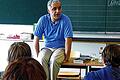 Literatur im Unterricht: Schriftsteller Nevfel Curmart besuchte die Mittelschule Lohr.