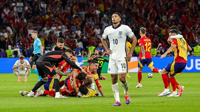 Euro 2024: Spanien - England       -  Jude Bellingham konnte die Niederlage nicht verhindern.