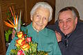 Jubilarin Margarete Will und Bürgermeister Horst Reuther.