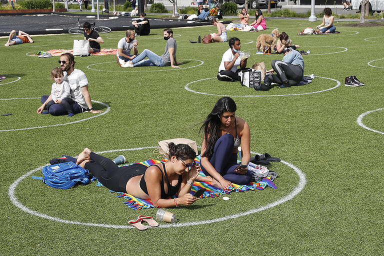 Ein Park in Brooklyn. Sieht so die Zukunft an der frischen Luft aus? Ein Park in Brooklyn. Sieht so die Zukunft an der frischen Luft aus?