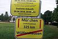 Am Radweg bei Wülfershausen verewigt.