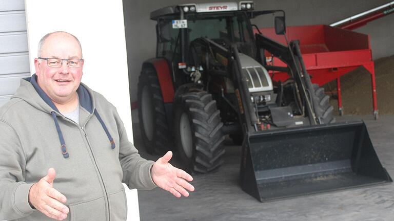 Investiert in seine Bio-Landwirtschaft: der Abtswinder Holger Lenz. Investiert in seine Bio-Landwirtschaft: der Abtswinder Holger Lenz.