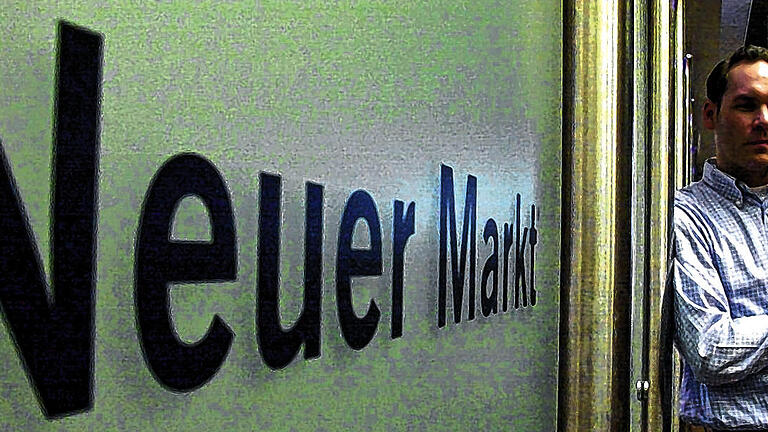 Leider verloren: Zu Boomzeiten waren am Neuen Markt über 300 Unternehmen notiert. Am 5. Juni 2003 schloss die Deutsche Börse AG das Segment. Leider verloren: Zu Boomzeiten waren am Neuen Markt über 300 Unternehmen notiert. Am 5. Juni 2003 schloss die Deutsche Börse AG das Segment.
