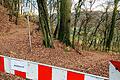 Baustelle Stollberg: Am Aufgang zur Ruine Stollburg entsteht ein sogenannter &bdquo;magischer Punkt&ldquo; des fränkischen Weines&ldquo;.