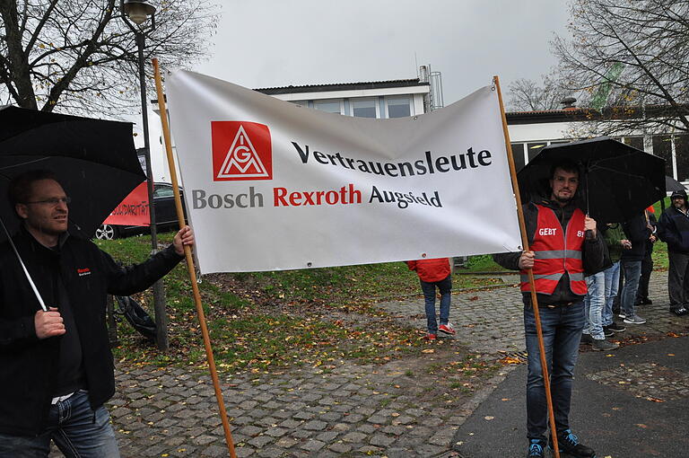 Auch Mitarbeiter der Firma Bosch-Rexroth vom Standort Augsfeld waren vertreten.