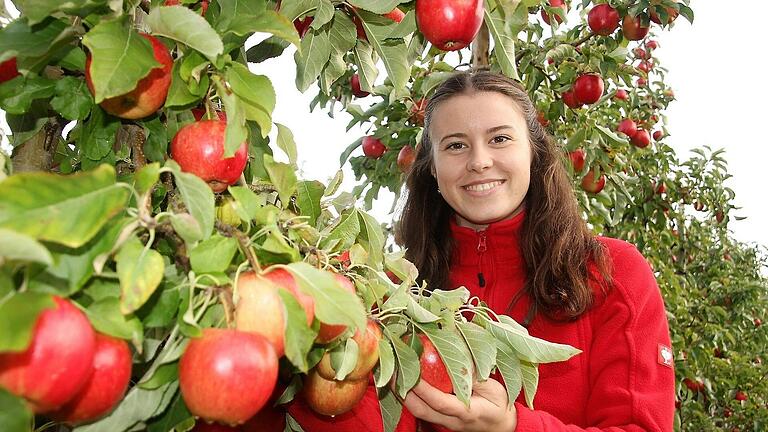 Leonie Blendel ist mit dem Obstbau groß geworden.