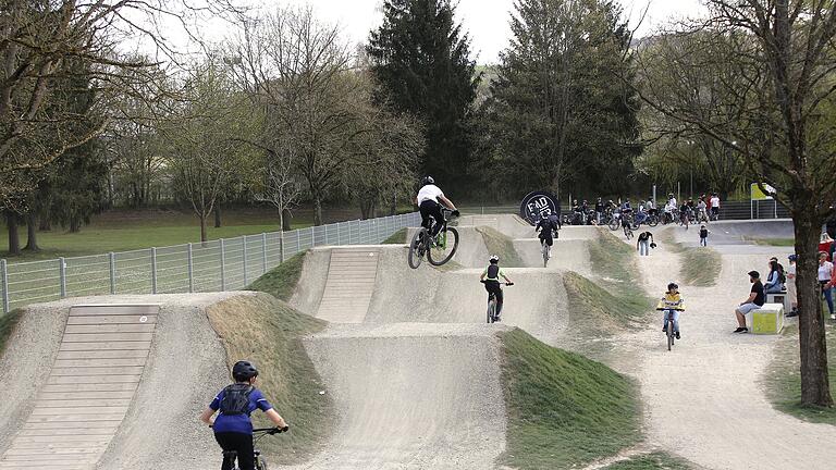 Bikepark Hammelburg       -  Der neue Bikepark in Hammelburg wird schon seit Ende 2024 ausgiebig genutzt.