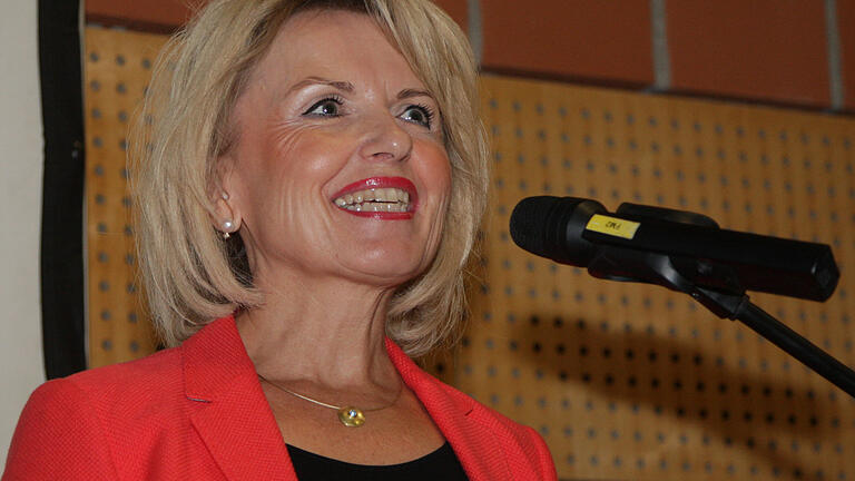 Tamara Bischof bei ihrer Bewerbungsrede.