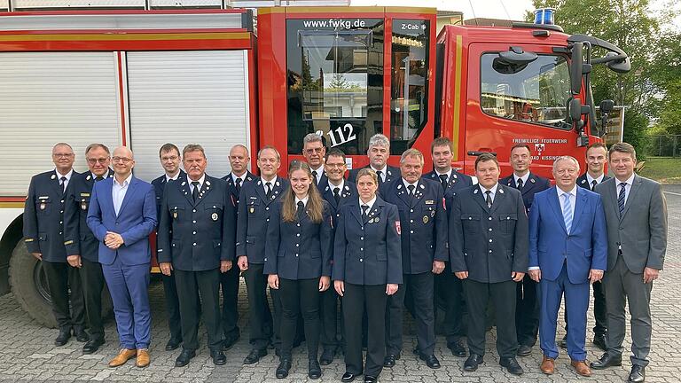 18 Helferinnen und Helfer der Bad Kissinger Feuerwehr waren im Ahrtal im Einsatz; mit auf dem Bild (von links) Harald Albert, Benno Metz, Dirk Vogel und (von rechts) Thomas Bold und Sandro Kirchner.       -  18 Helferinnen und Helfer der Bad Kissinger Feuerwehr waren im Ahrtal im Einsatz; mit auf dem Bild (von links) Harald Albert, Benno Metz, Dirk Vogel und (von rechts) Thomas Bold und Sandro Kirchner.