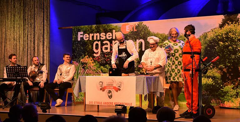 Beim ETL Fernsehgarten kochten Horst Lichter, Johann Lafer und Hannibal Lecter.