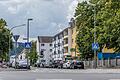 Die Weißenburgstraße (betroffener Teil nicht im Bild) begrenzt die Bewohnerparkzone, die in der Würzburger Zellerau ab Mai gelten soll.