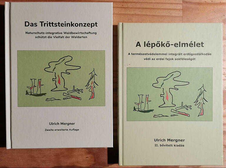 Trittsteinkonzept: Buch in deutscher Sprache und in ungarischer Übersetzung