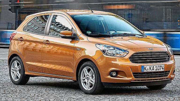 Mit kompakten Abmessungen und reichlich Platz im Innenraum: der Ford KA+.