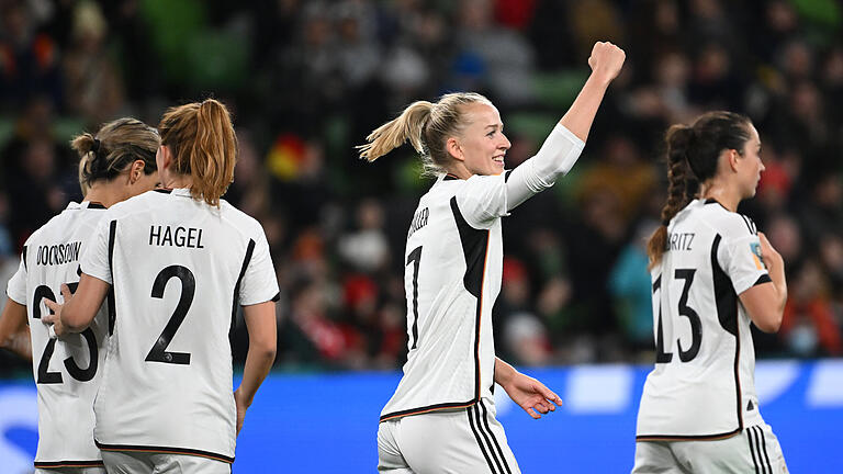 Fußball-WM Frauen - Deutschland - Marokko.jpeg       -  Lea Schüller steuerte auch einen Treffer zum 6:0-Sieg gegen Marokko bei.