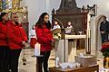 Mitarbeiterinnen der Sozialstation St. Laurentius trugen nachdenklich machende Fürbitten vor.