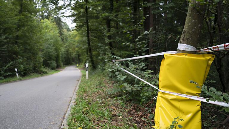 Radsport: Weltmeisterschaft       -  Die mutmaßliche Unfallstelle von Muriel Furrer.