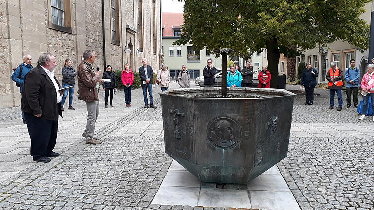 Ein Bild vom Friedensweg (Quelle pax christi Würzburg).