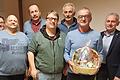 Im Bild zu sehen: Rudi Gehr (neuer Schriftführer), Horst Vollmuth (Beisitzer), Martin Beßler (Kassier), Stefan Fuchs (2. Vorstand), Michael Friedrich (neuer 1. Vorstand), Uli Göb (Beisitzer), Burkard Pfeuffer (ehemaliger 1. Vorstand) und 2. Bürgermeister Stefan Schäflein.
