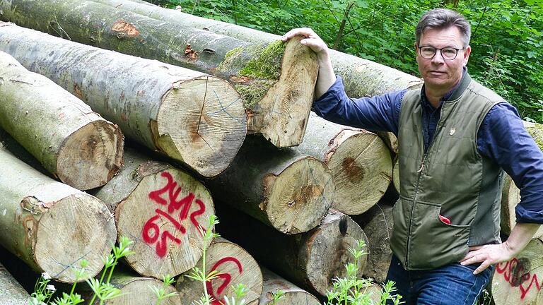 Stadtförster Karl-Georg Schönmüller vertritt die Stadt Würzburg im Ausschuss des Bayerischen Waldbesitzerverbandes.