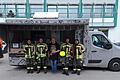 Das Auto des „Frankenbruzzlers“ vor der Feuerwehr in Günzburg.