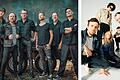 Beim Rösler Open Air auf Schloss Eyrichshof treten die Bands Fiddler's Green (links) und Das Lumpenpack (rechts) gemeinsam auf.