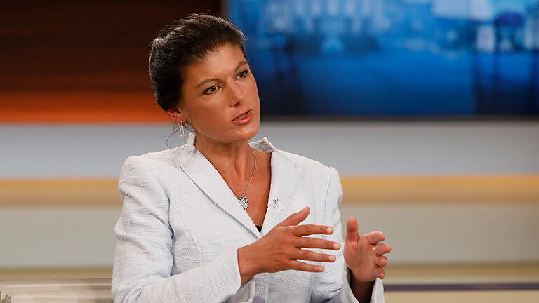 «Anne Will» vom 27.08.2017       -  Sahra Wagenknecht bei 'Anne Will'.