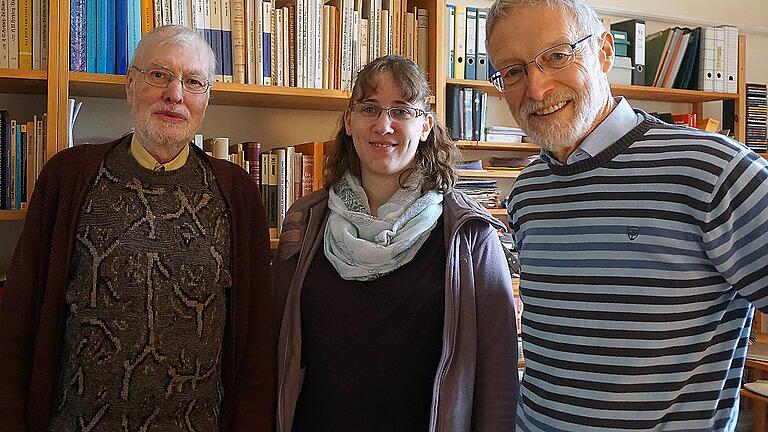 Wie die Gründer setzen sich (von links) Siegfried Eisenmann, Rebekka Dorn und Heiner Frank noch heute für die Erneuerung der Kirchen und die Einheit der Christen ein.