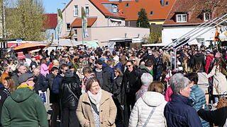 Bei strahlenden Sonnenschein strömten Menschenmassen nach Sand.