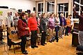 Auch wenn der Nachwuchs fehlt, der Chor des Gesang- und Orchestervereins Dettelbach unter der Leitung von Frank Sodemann ist mit viel Engagement und Freude bei den Proben dabei.