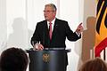 Bundespräsident       -  Joachim Gauck bedankte sich in seiner Rede im Namen Deutschlands bei den WM-Helden. Foto: Wolfgang Kumm