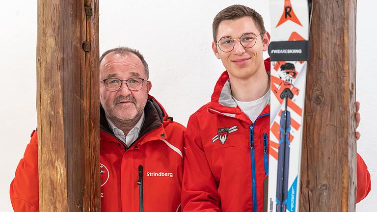 Ein Skiclub zwischen Renn- und Breitensport: der SC Bütthard. Klub-Gründer und -Vorsitzender Franz Kraupe (links) setzt auf Ausbildung, Noah Hasenfuß (rechts) fährt gerne Rennen.