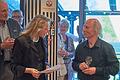 Galeristin Elisabeth Hirnickel und René Vogelsinger führen im Wechsel immer mittwochs ab 14.30 Uhr durch die Ausstellung