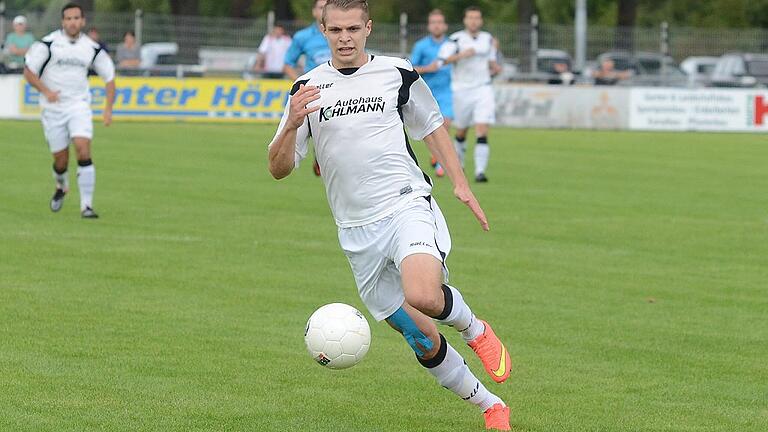 Spielt wieder für den TSV Karlburg: Marvin Schramm. Spielt wieder für den TSV Karlburg: Marvin Schramm.