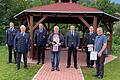 Ein Erinnerungsfoto von den Ehrungen: Vorsitzender Markus Ullrich, Ehrenmitglied Erwin Baum,  2. Kommandant Torsten Hereth,  Robert Ziegler (55 Jahre Mitglied) , Bürgermeister Matthias Hauke,  Oliver Lamp (40 Jahre) und Reinhold Weitzel (55  Jahre, von links).       -  Ein Erinnerungsfoto von den Ehrungen: Vorsitzender Markus Ullrich, Ehrenmitglied Erwin Baum,  2. Kommandant Torsten Hereth,  Robert Ziegler (55 Jahre Mitglied) , Bürgermeister Matthias Hauke,  Oliver Lamp (40 Jahre) und Reinhold Weitzel (55  Jahre, von links).