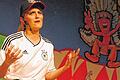Im WM-Fieber: Fußballmutter Nancy Steinert.