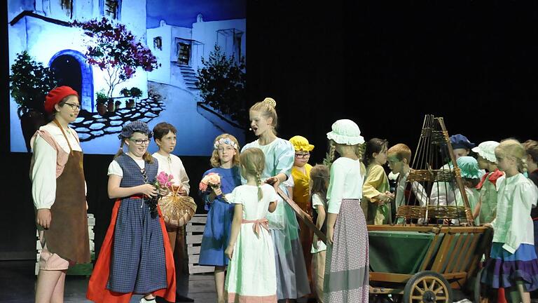 Das Kindermusical 'Die Schöne und das Biest' haben  der Herz-Jesu-Kinder- und Jugendchores sowie die Musikschule Bad Kissingen gemeinsam auf die Bühne gebracht. Foto: Peter Klopf       -  Das Kindermusical 'Die Schöne und das Biest' haben  der Herz-Jesu-Kinder- und Jugendchores sowie die Musikschule Bad Kissingen gemeinsam auf die Bühne gebracht. Foto: Peter Klopf