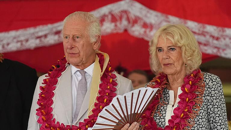 Britisches Königspaar in Samoa       -  König Charles III. absolvierte gerade seine erste große Auslandsreise seit seiner Krebsdiagnose - gemeinsam mit seiner Frau Königin Camilla.