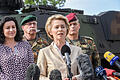 Bundesverteidigungsministerin Ursula von der Leyen besucht im Zuge ihrer Sommerreise den Truppenstandort in Hammelburg.