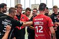 'Unsere Teamchemie ist hervorragend', sagt Marco Donat (Dritter von links) über seinen VC Eltmann. Die Zweitliga-Volleyballer starten an diesem Samstag gegen den VC Dresden in die neue Saison.