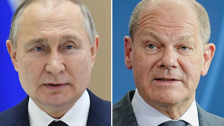 Putin und Scholz haben zu Ukraine telefoniert       -  Russland reagiert reserviert auf Pläne von Bundeskanzler Scholz, Kremlchef Putin anzurufen (Archivbild)