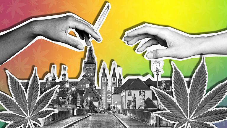 Seit dem 1. April darf in Deutschland legal gekifft werden. Doch es gibt Einschränkungen. Wie sieht es an Würzburger Wahrzeichen aus?