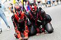 Sogenannte Puppy-Masken sind bei den CSD-Paraden häufiger zu sehen, hier zum Beispiel beim diesjährigen Christopher Street Day in Hannover.
