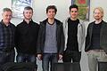 Zurück aus Finnland – mit vielen positiven Eindrücken kehrten die Schüler und Lehrer der Jakob-Preh-Berufsschule hierher zurück von links: Luz Thron, Holger Hein, Felix Heuring, Nico Herbert, René Zeier.