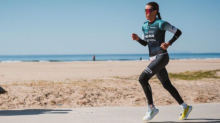 Laura Zimmermann, hier beim Training in Utah, war eine von zwei deutschen Starterinnen bei der Ironman-WM.