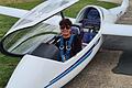 Leo Maier, einer der jüngsten Piloten Bayerns im LEADER Förderflugzeug des LSC.