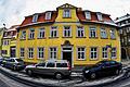 Mit Liebe restauriert: In strahlendem Gelb präsentiert sich das Weppert-Haus in der Zehnstraße.
