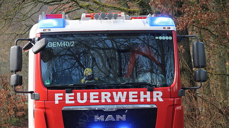 Ein Fahrzeug der Feuerwehr Gemünden (Archivbild).