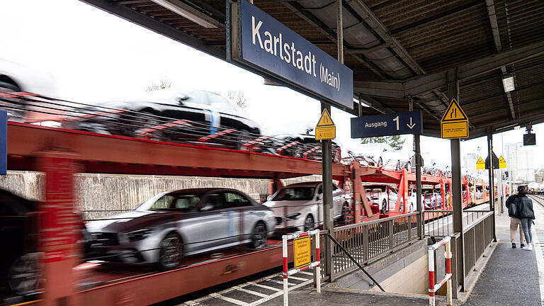 Der Bahnhof in Karlstadt.